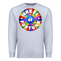 Heather Grey wheel fortune Premium Sweatshirt - artisFamous
