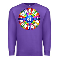 Purple wheel fortune Premium Sweatshirt - artisFamous