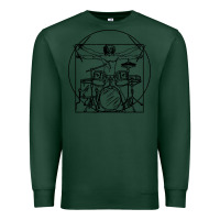 Sports Green drums gift Premium Sweatshirt - artisFamous