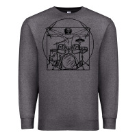 Charcoal Heather drums gift Premium Sweatshirt - artisFamous