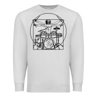 Dove Grey drums gift Premium Sweatshirt - artisFamous
