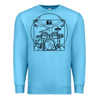Ocean Blue drums gift Premium Sweatshirt - artisFamous