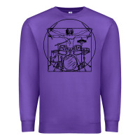 Purple drums gift Premium Sweatshirt - artisFamous
