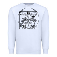 White drums gift Premium Sweatshirt - artisFamous