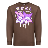 Chestnut melody and kuromi heart Premium Sweatshirt - artisFamous