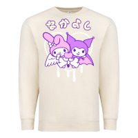 Sandshell melody and kuromi heart Premium Sweatshirt - artisFamous