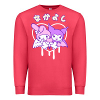 Cardinal melody and kuromi heart Premium Sweatshirt - artisFamous