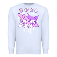 White melody and kuromi heart Premium Sweatshirt - artisFamous
