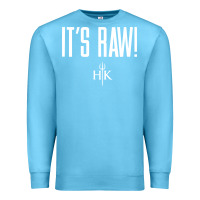 Ocean Blue official hell's kitchen it's raw Premium Sweatshirt - artisFamous