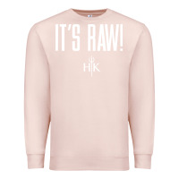 Pale Pink official hell's kitchen it's raw Premium Sweatshirt - artisFamous