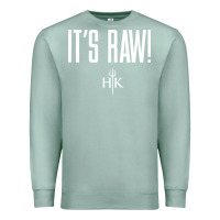 Seafoam official hell's kitchen it's raw Premium Sweatshirt - artisFamous