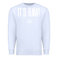 White official hell's kitchen it's raw Premium Sweatshirt - artisFamous
