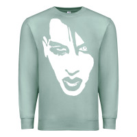 Seafoam marilyn manson face Premium Sweatshirt - artisFamous