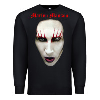 Black marilyn manson Premium Sweatshirt - artisFamous