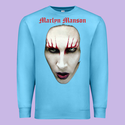 Marilyn Manson Premium Sweatshirt Designed By Artisfamous