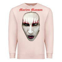 Pale Pink marilyn manson Premium Sweatshirt - artisFamous