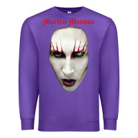 Purple marilyn manson Premium Sweatshirt - artisFamous