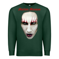 Sports Green marilyn manson Premium Sweatshirt - artisFamous