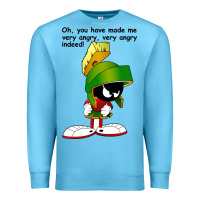 Ocean Blue marvin the martian looney toons Premium Sweatshirt - artisFamous