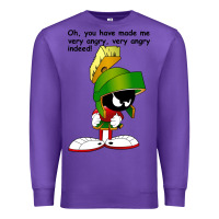Purple marvin the martian looney toons Premium Sweatshirt - artisFamous
