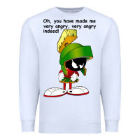 White marvin the martian looney toons Premium Sweatshirt - artisFamous