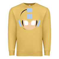 Antique Gold mega man retro video game face Premium Sweatshirt - artisFamous
