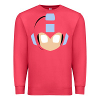 Cardinal mega man retro video game face Premium Sweatshirt - artisFamous