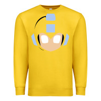 Lemon mega man retro video game face Premium Sweatshirt - artisFamous