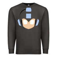Smoke mega man retro video game face Premium Sweatshirt - artisFamous