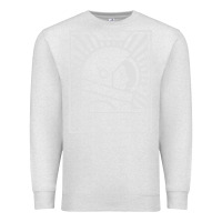 Oatmeal Heather cosmonaut – retro soviet space race Premium Sweatshirt - artisFamous