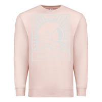 Pale Pink cosmonaut – retro soviet space race Premium Sweatshirt - artisFamous