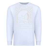 White cosmonaut – retro soviet space race Premium Sweatshirt - artisFamous