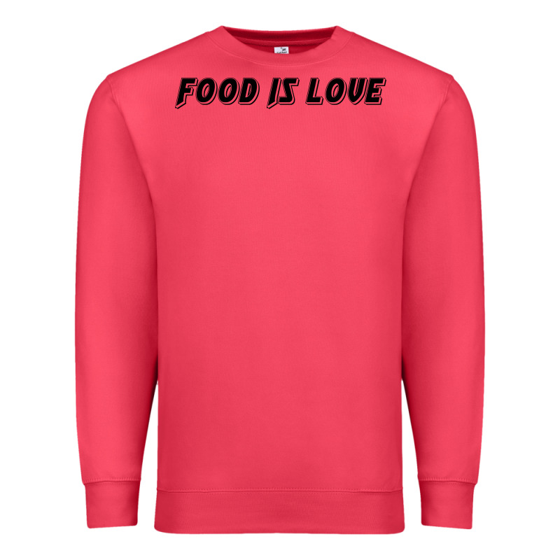 Food Is Love Premium Sweatshirt by artisFamous | Teevron