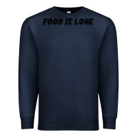 Navy food is love Premium Sweatshirt - artisFamous