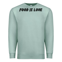 Seafoam food is love Premium Sweatshirt - artisFamous