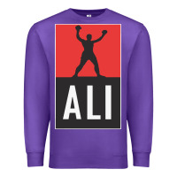 Purple ali the legend Premium Sweatshirt - artisFamous