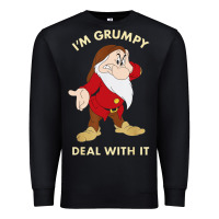 Black santa grumpy Premium Sweatshirt - artisFamous