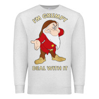 Oatmeal Heather santa grumpy Premium Sweatshirt - artisFamous