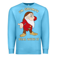 Ocean Blue santa grumpy Premium Sweatshirt - artisFamous