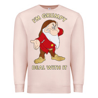 Pale Pink santa grumpy Premium Sweatshirt - artisFamous