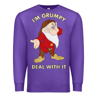 Purple santa grumpy Premium Sweatshirt - artisFamous