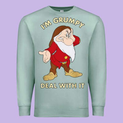 Santa Grumpy Premium Sweatshirt Designed By Artisfamous