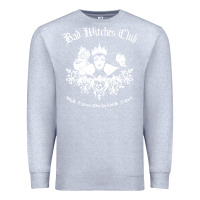 Heather Grey villains bad club Premium Sweatshirt - artisFamous