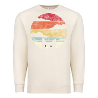 Sandshell cat retro vintage style Premium Sweatshirt - artisFamous