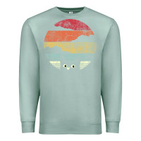 Seafoam cat retro vintage style Premium Sweatshirt - artisFamous