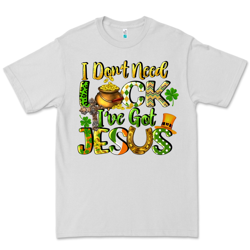 I Don't Need Luck I've Got Jesus Premium Tee by CowGirlArtShop | Teevron