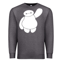 Charcoal Heather baymax big hero 6 Premium Sweatshirt - artisFamous