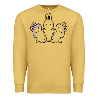 Antique Gold bunnys Premium Sweatshirt - artisFamous