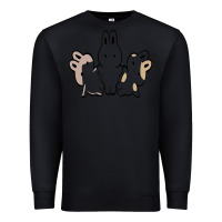 Black bunnys Premium Sweatshirt - artisFamous
