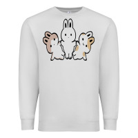 Dove Grey bunnys Premium Sweatshirt - artisFamous